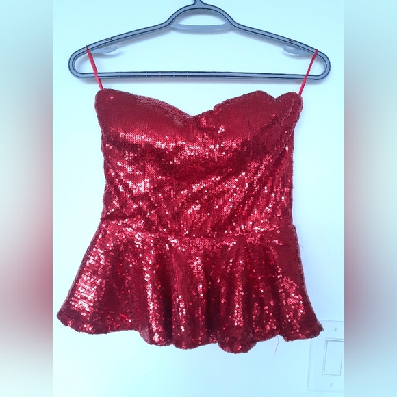 Seductions sequin bustier, M - Picture 13 of 16